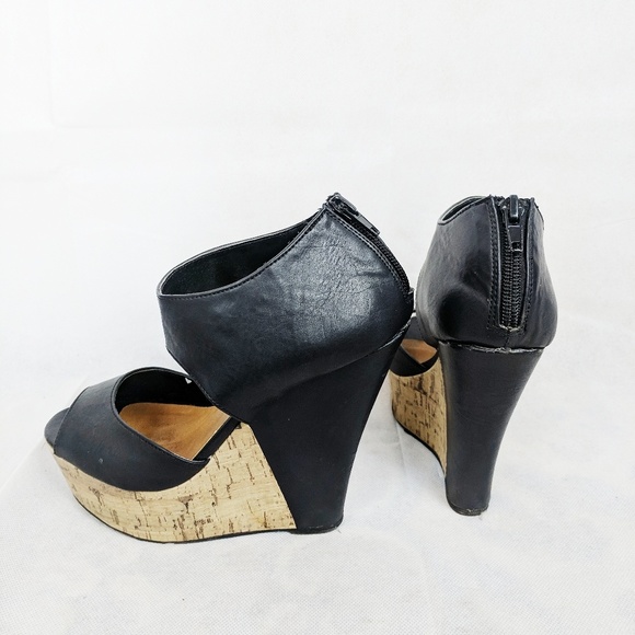 Steve Madden Willardo Cork Bottom Wedges! NWOT! - Picture 4 of 8